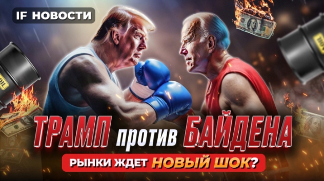 Трамп против Байдена: рынки ждет новый шок? Рост рубля и рекорды биткоина / Новости