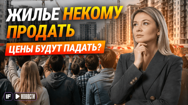 Квартир хватит на 4 года: рынок недвижимости России ждет обвал цен?