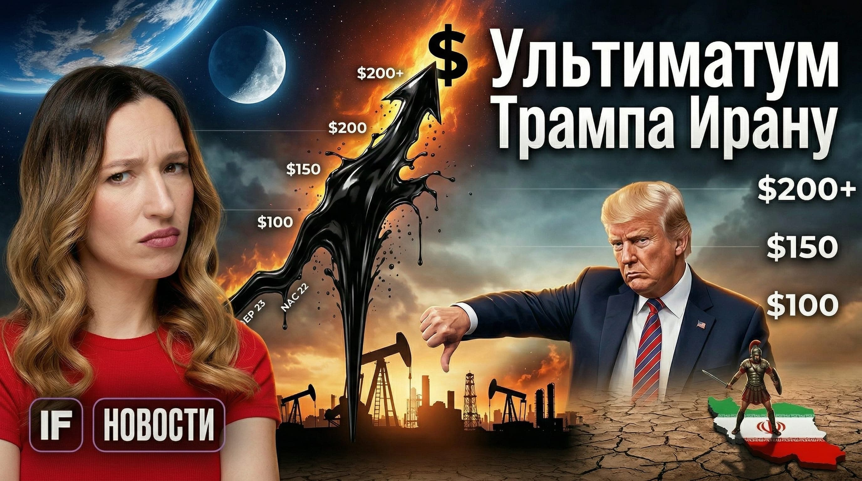 Атака на Иран, скачок нефти, проблемы бюджета и криптовалюта