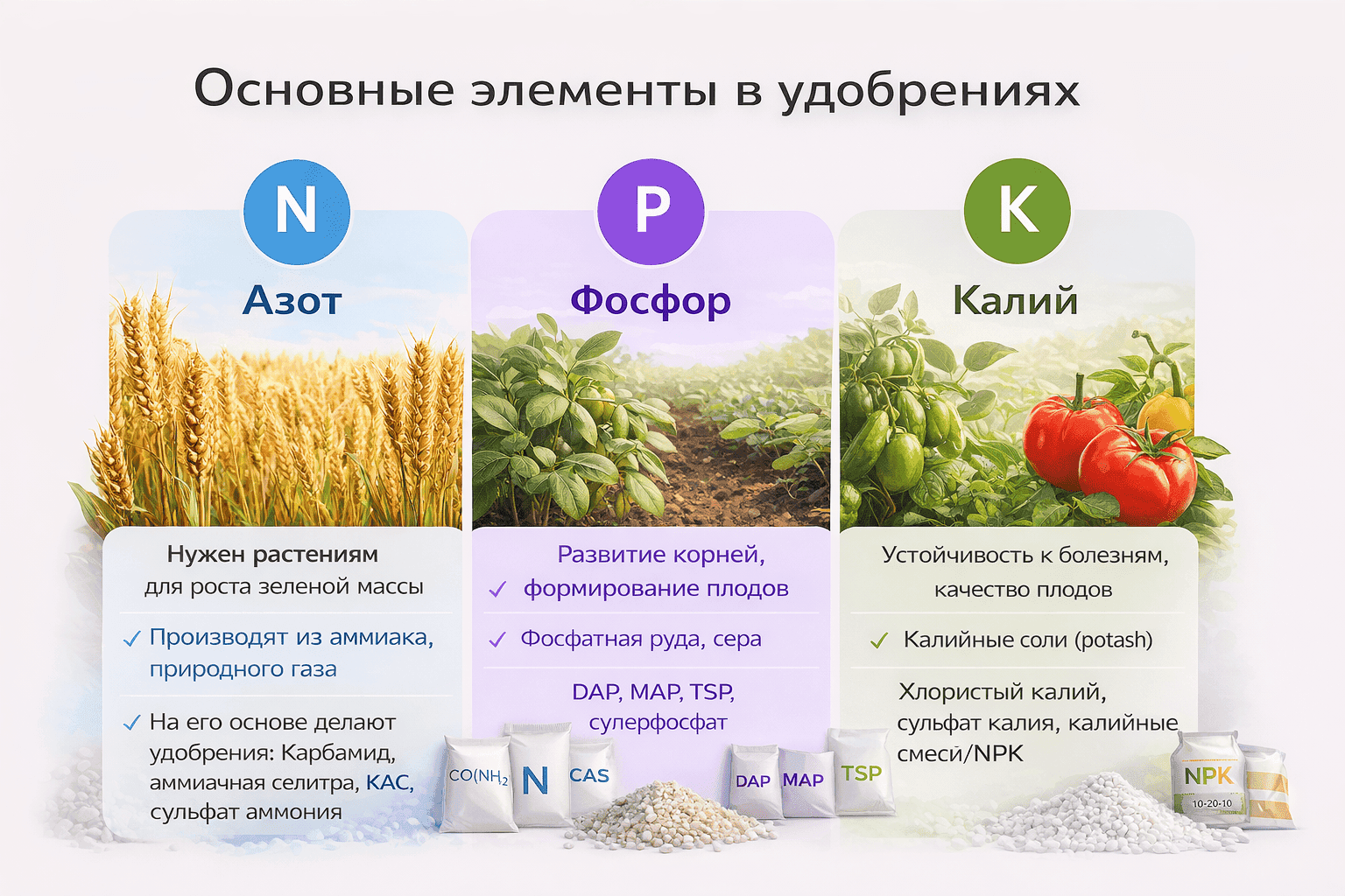 Зачем нужны удобрения