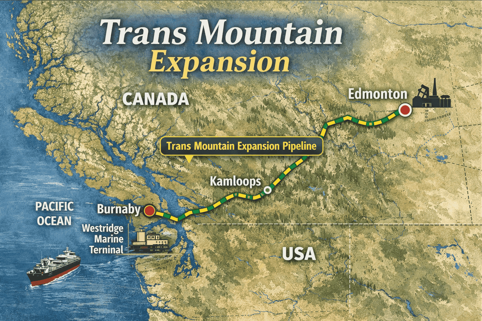 Политика Трампа может привести к дефициту нефти в США: Канада переориентируется «на Восток»