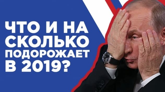Повышение цен в 2019 году. Что подорожает?