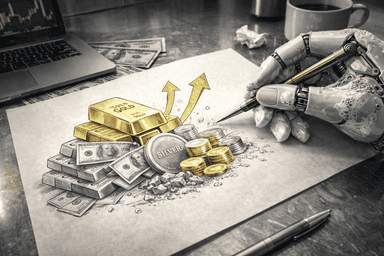 Драгоценные металлы и ИИ-пузырь: почему растут золото, серебро и платина и при чём здесь Big Tech