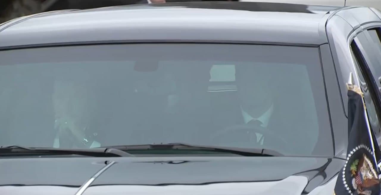 В одной машине