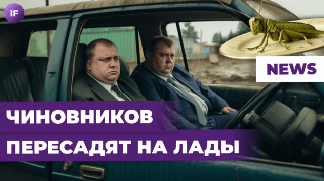 Девальвация ускоряется, чиновники пересядут не Ладу, россиян накормят сверчками / Новости