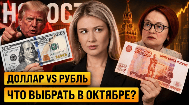 Доллар по 80 или 95? Что будет с курсом рубля в октябре и до конца года