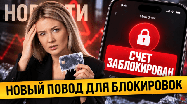 Счёт могут заморозить из-за чужого имени? Банкам предложили новые поводы
