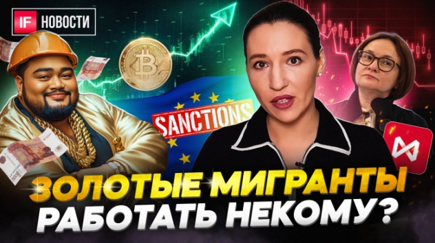 Золотые мигранты. Сколько платят приезжим? Новые санкции ЕС. Мосбиржа обновила минимум. Новости