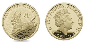 Золотая монета Англии 