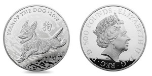 Серебряная монета Англии