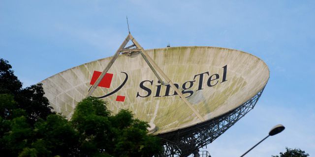 Чистая прибыль SingTel в