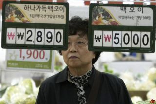 Инфляция в Южной Корее