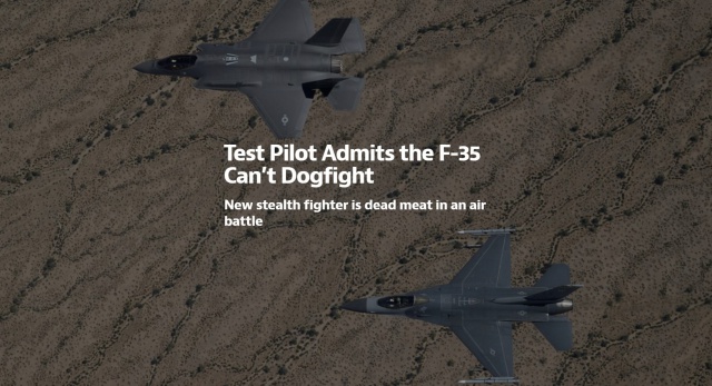 Доклад: F-35 проиграл