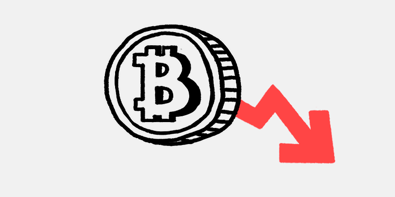 Цена Bitcoin опустилась