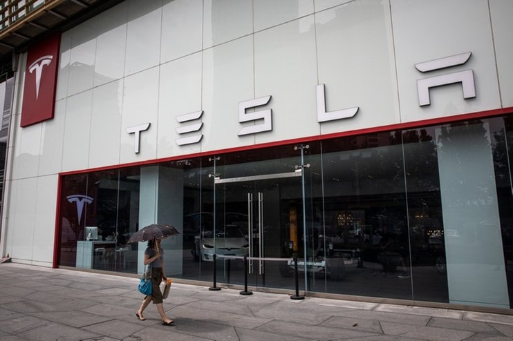 Продажи Tesla в Китае