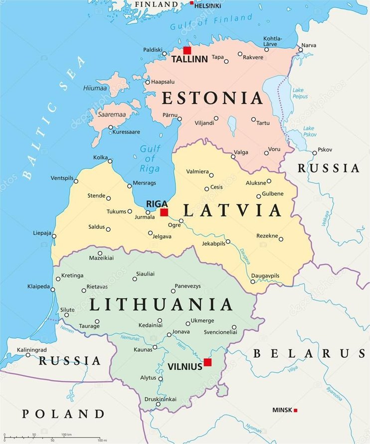 Эстония латвия и литва
