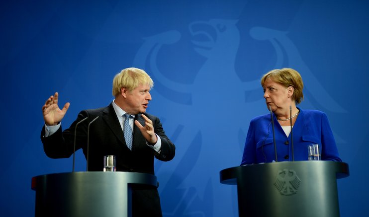 Джонсон и Меркель