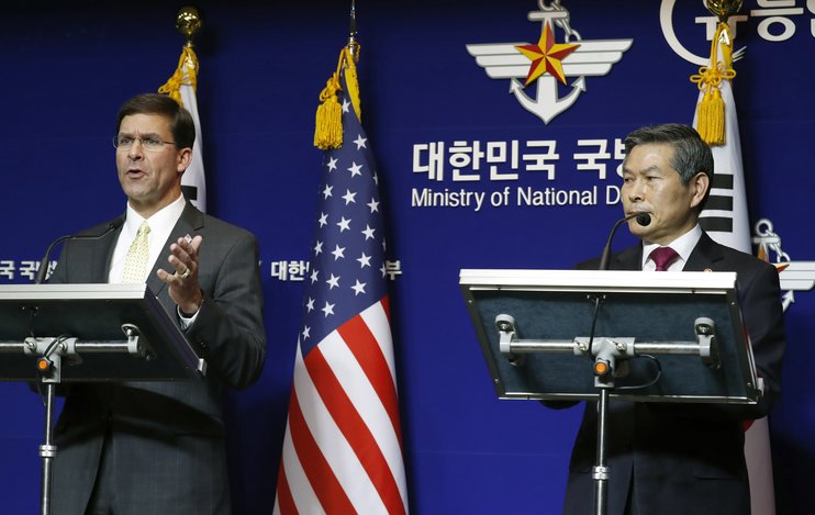 США заставят Южную Корею