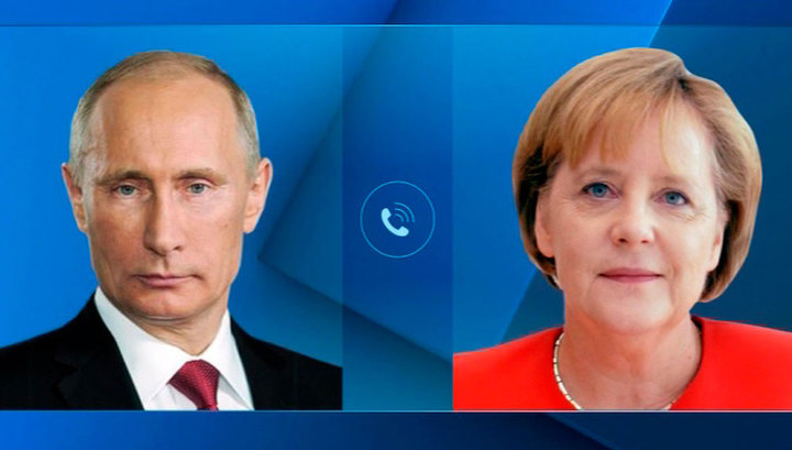 Путин и Меркель обсудили