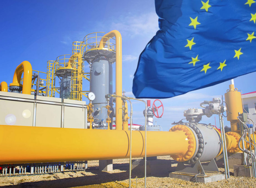 Цены на газ в Европе падали в моменте на 13%