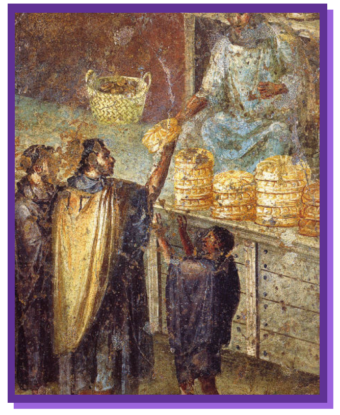 Раздача хлеба в Древнем Риме